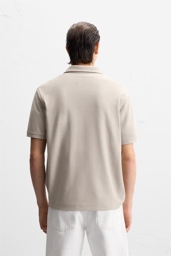 Zara TEXTURED POLO