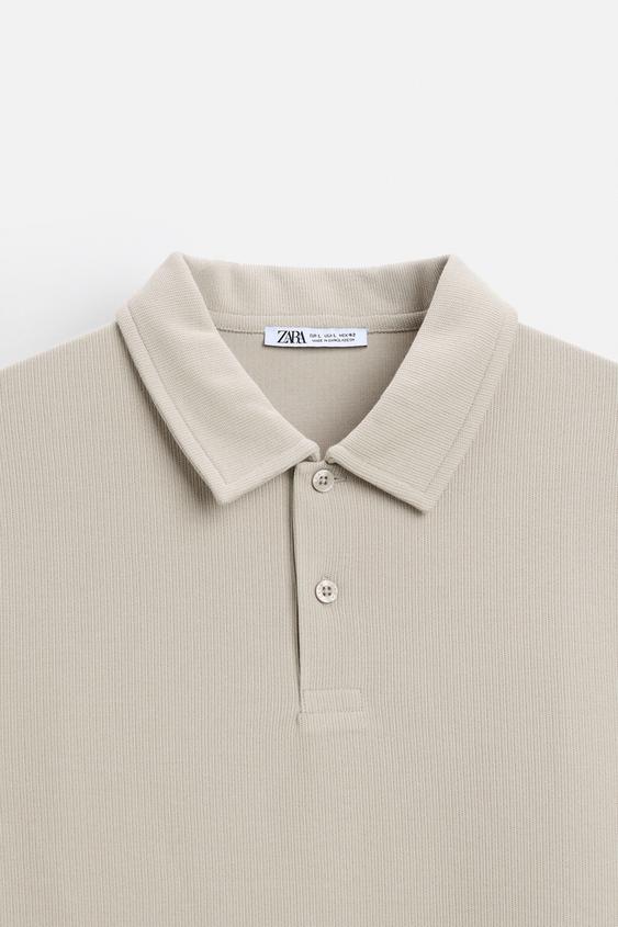 Zara TEXTURED POLO