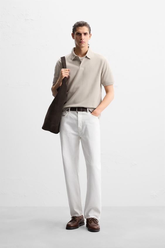 Zara TEXTURED POLO