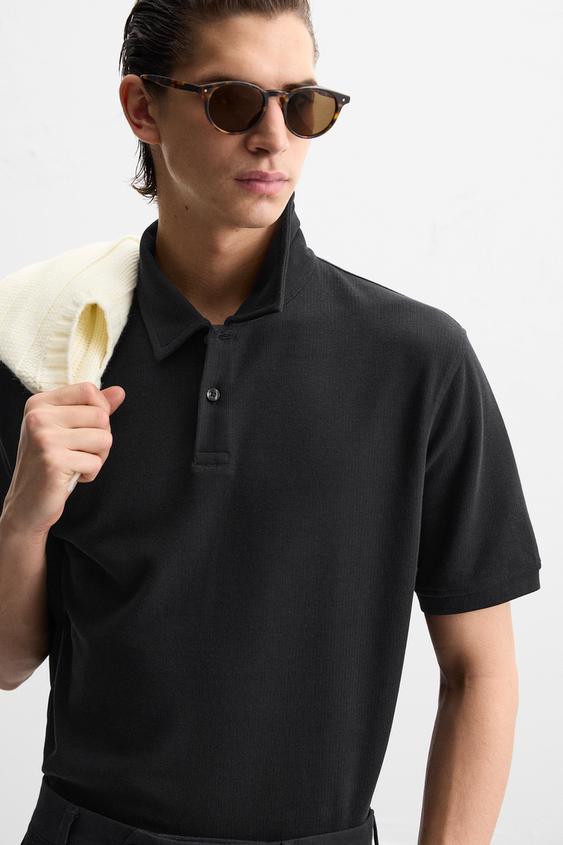 Zara TEXTURED POLO