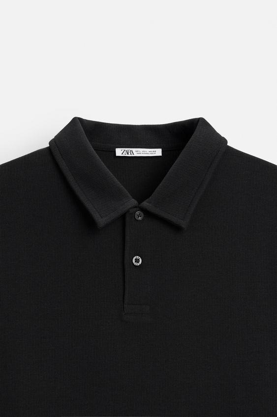 Zara TEXTURED POLO