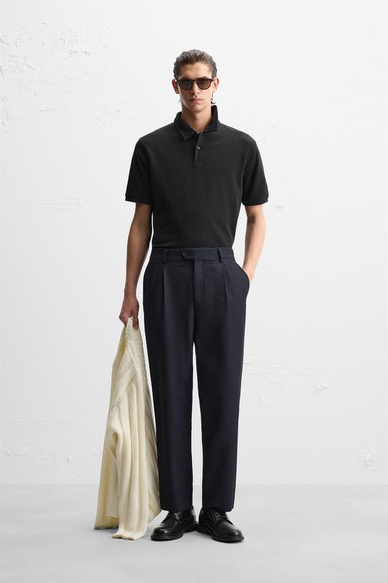 Zara TEXTURED POLO