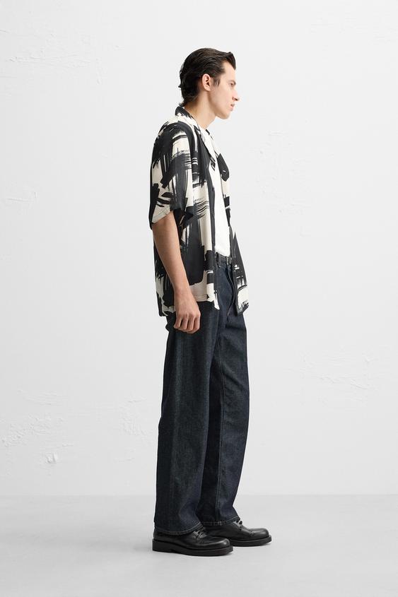 Zara ABSTRACT PRINT SHIRT
