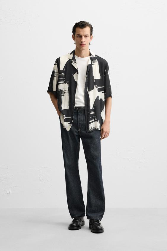 Zara ABSTRACT PRINT SHIRT