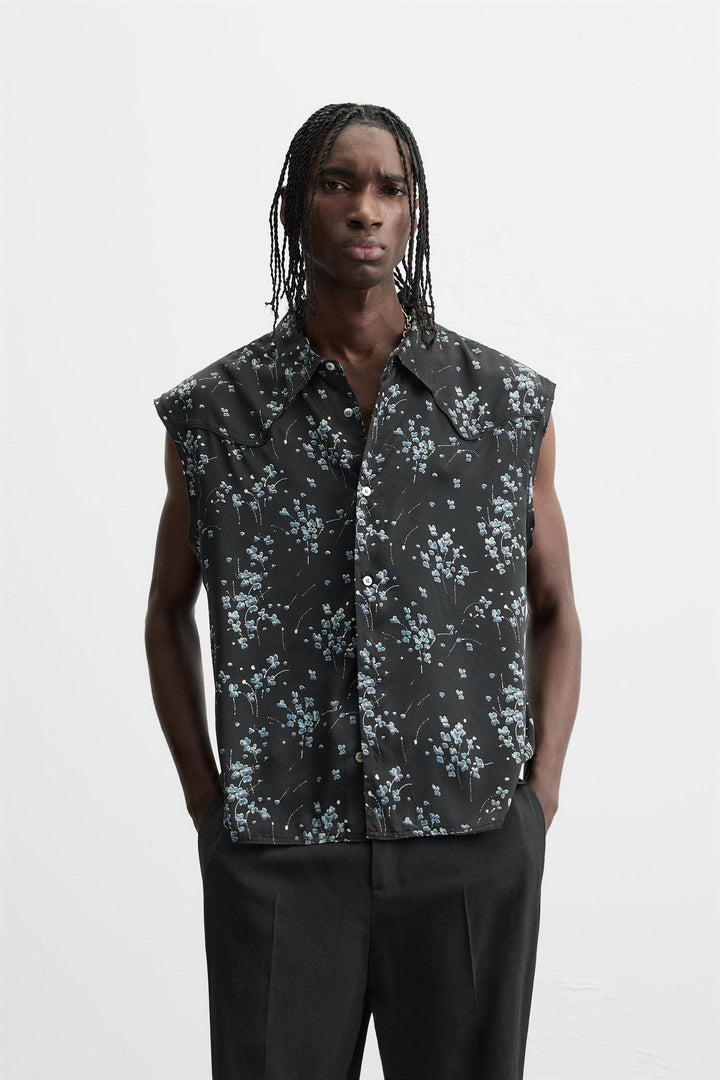 ZARA LIMITED EDITION FLORAL PRINT SHIRT