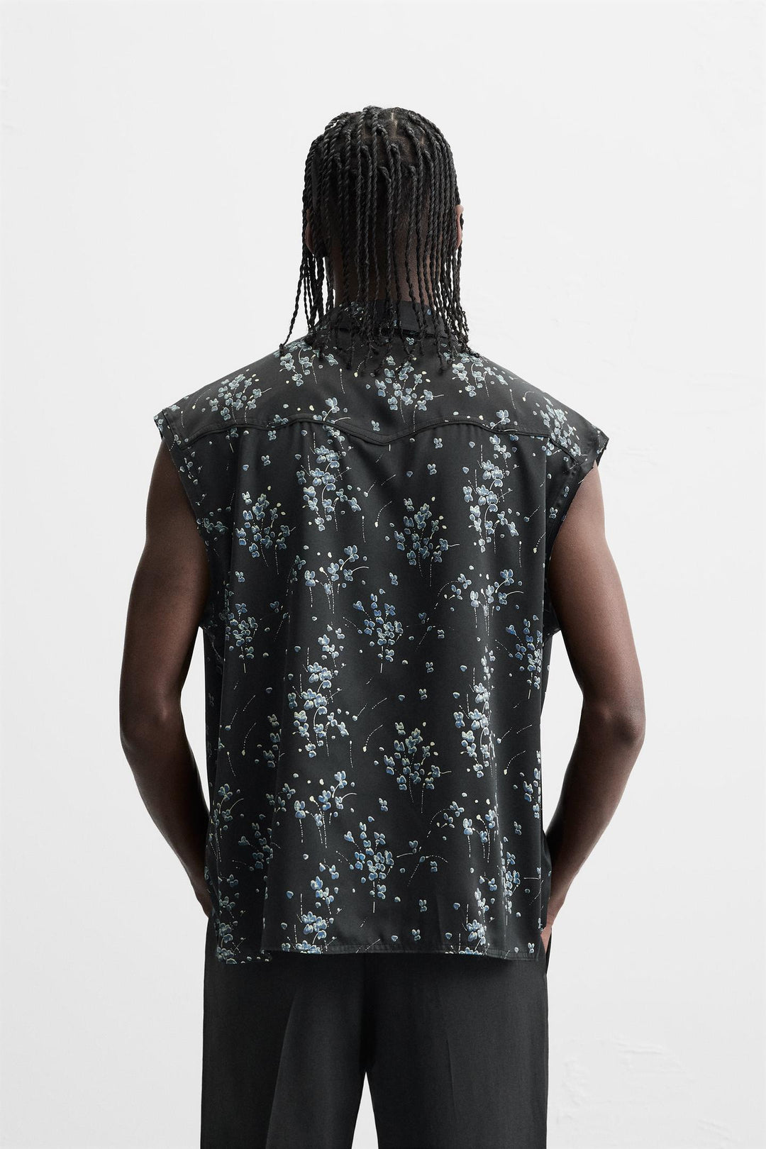 ZARA LIMITED EDITION FLORAL PRINT SHIRT