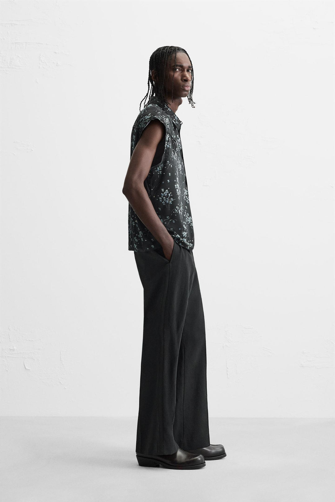 ZARA LIMITED EDITION FLORAL PRINT SHIRT