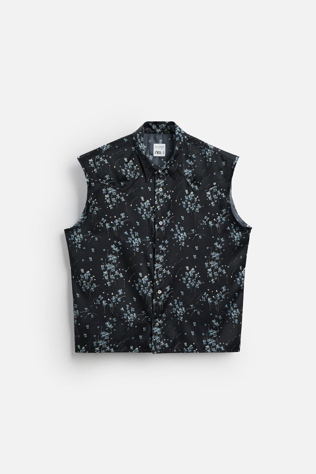 ZARA LIMITED EDITION FLORAL PRINT SHIRT