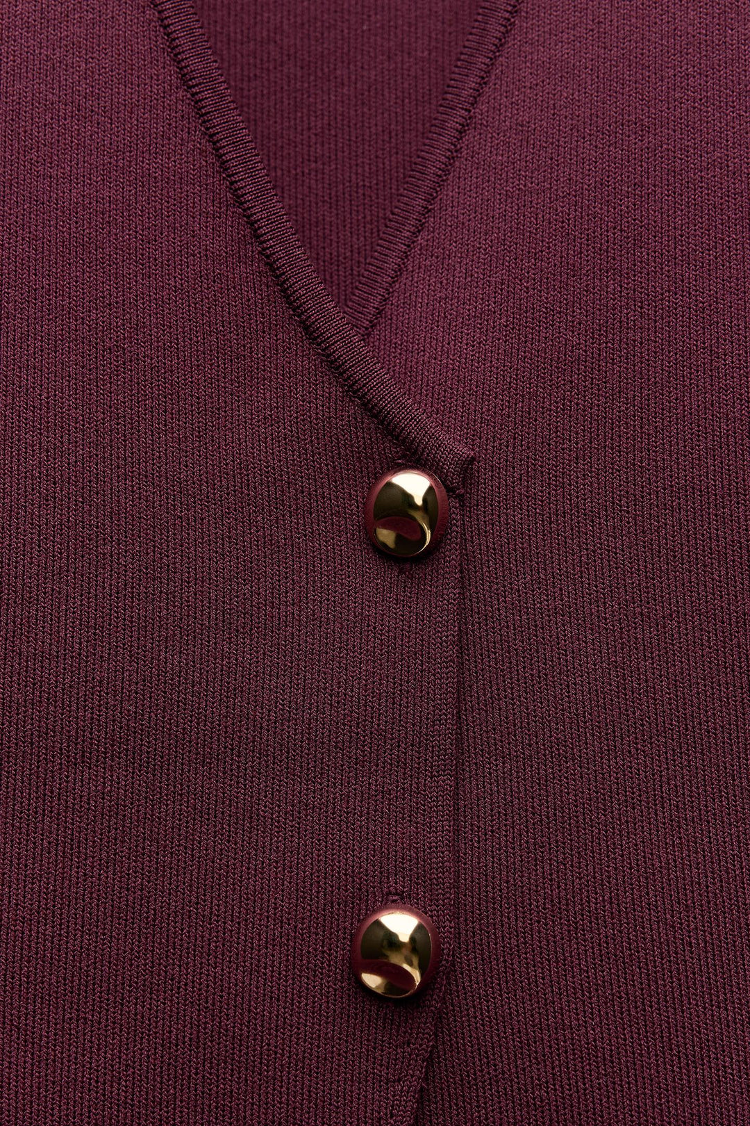 ZARA BUTTONED KNIT VEST