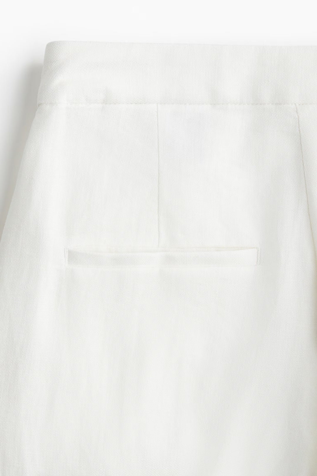 H&M Wide-Leg Linen-Blend Pants