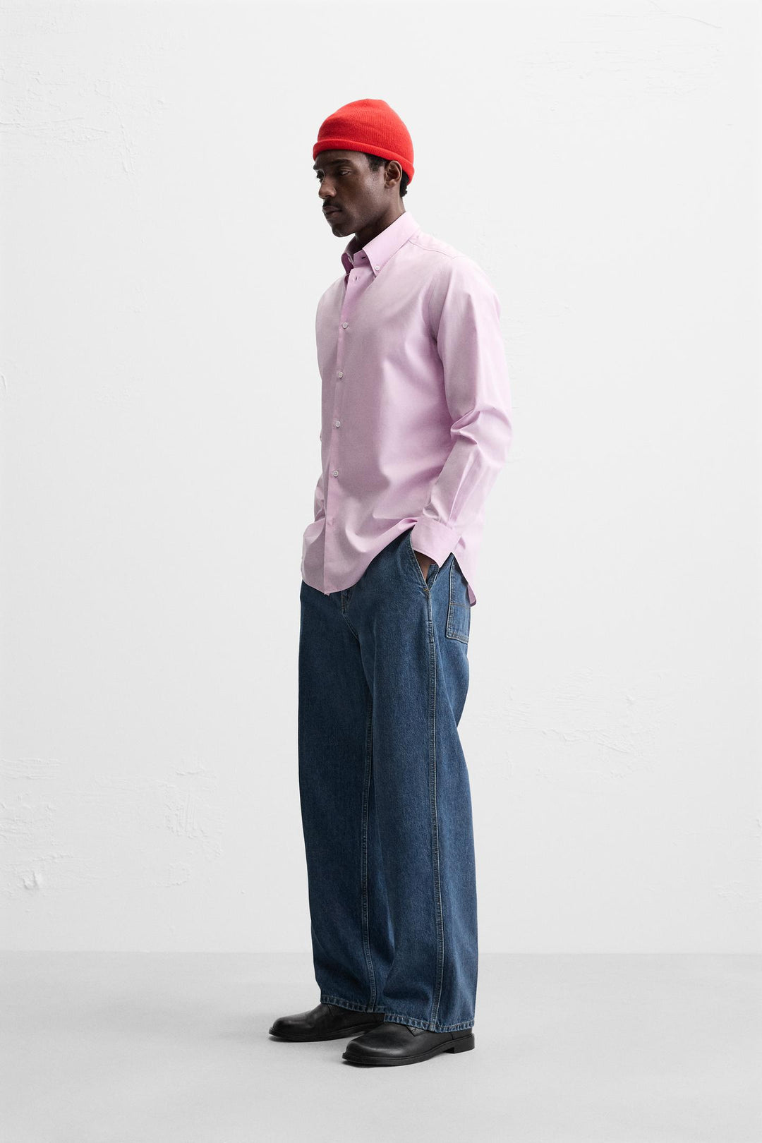 ZARA COTTON - LYOCELL SHIRT