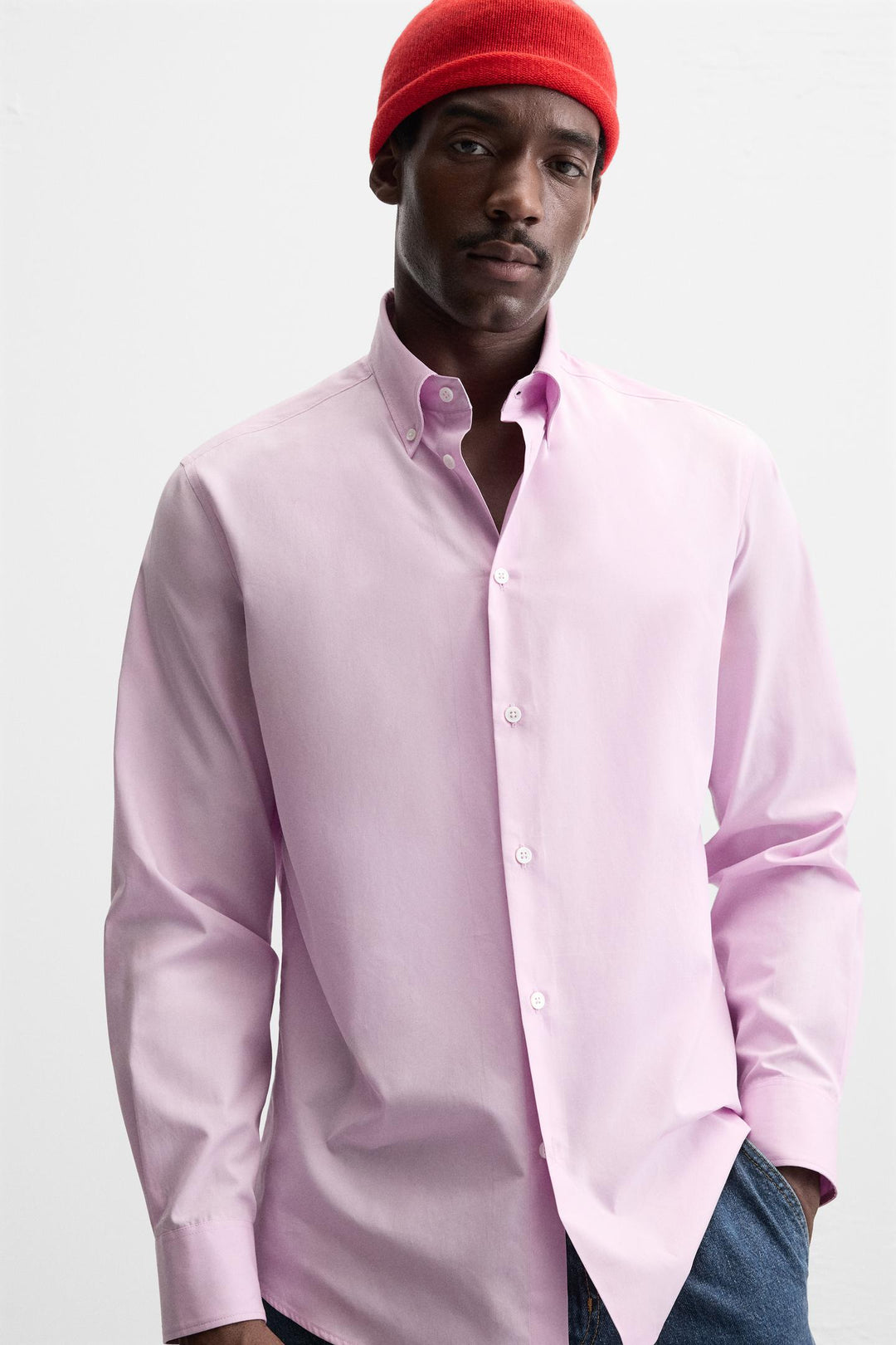 ZARA COTTON - LYOCELL SHIRT