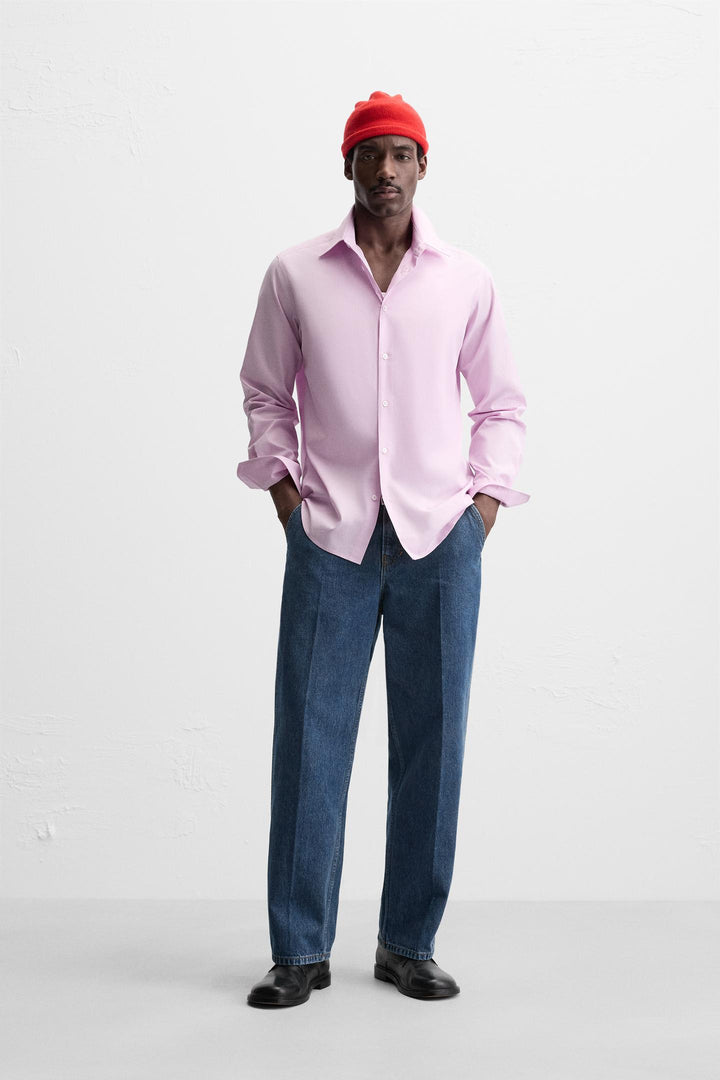 ZARA COTTON - LYOCELL SHIRT