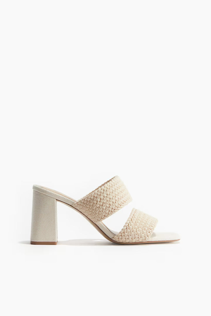 H&M Braided Sandals with Heel