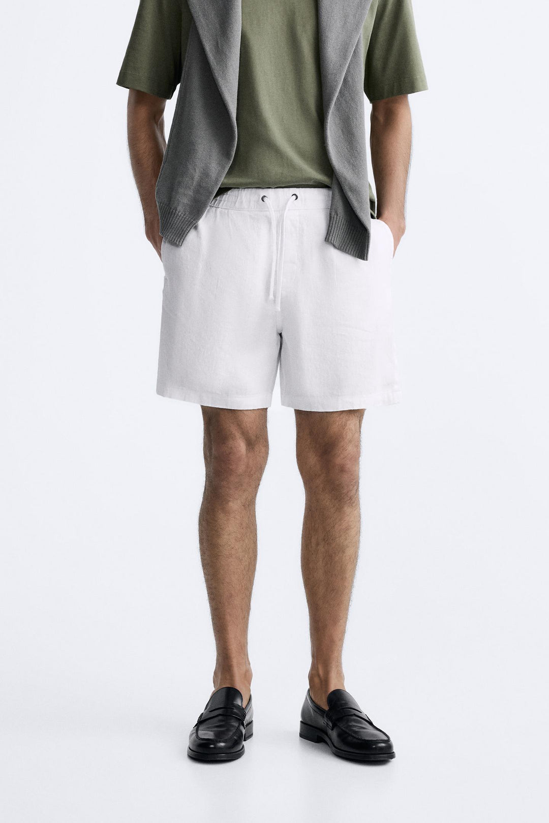 ZARA LINEN - COTTON SHORTS