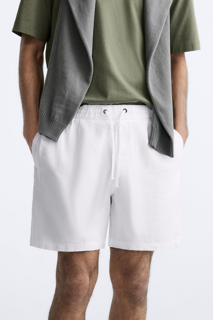 ZARA LINEN - COTTON SHORTS