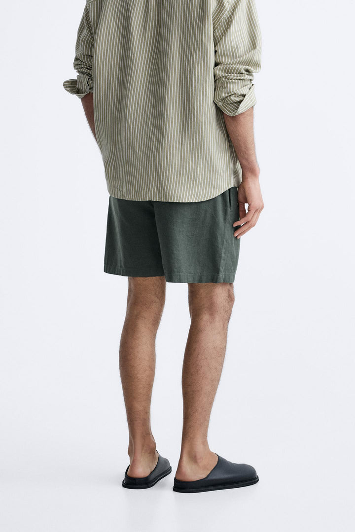 ZARA LINEN - COTTON SHORTS