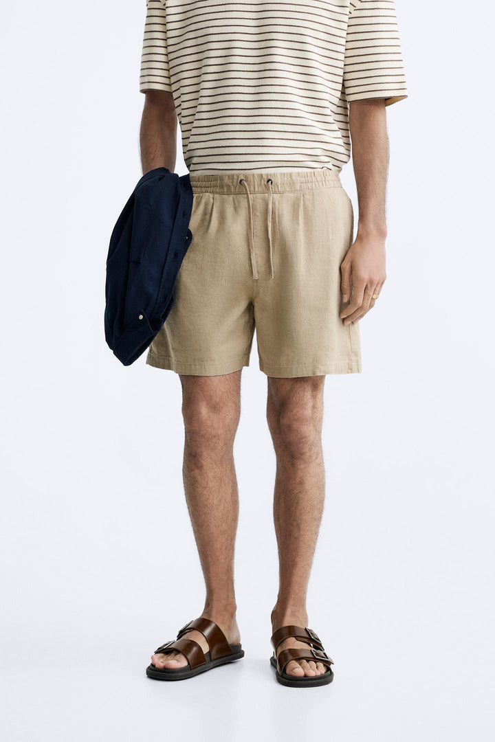 ZARA LINEN - COTTON SHORTS