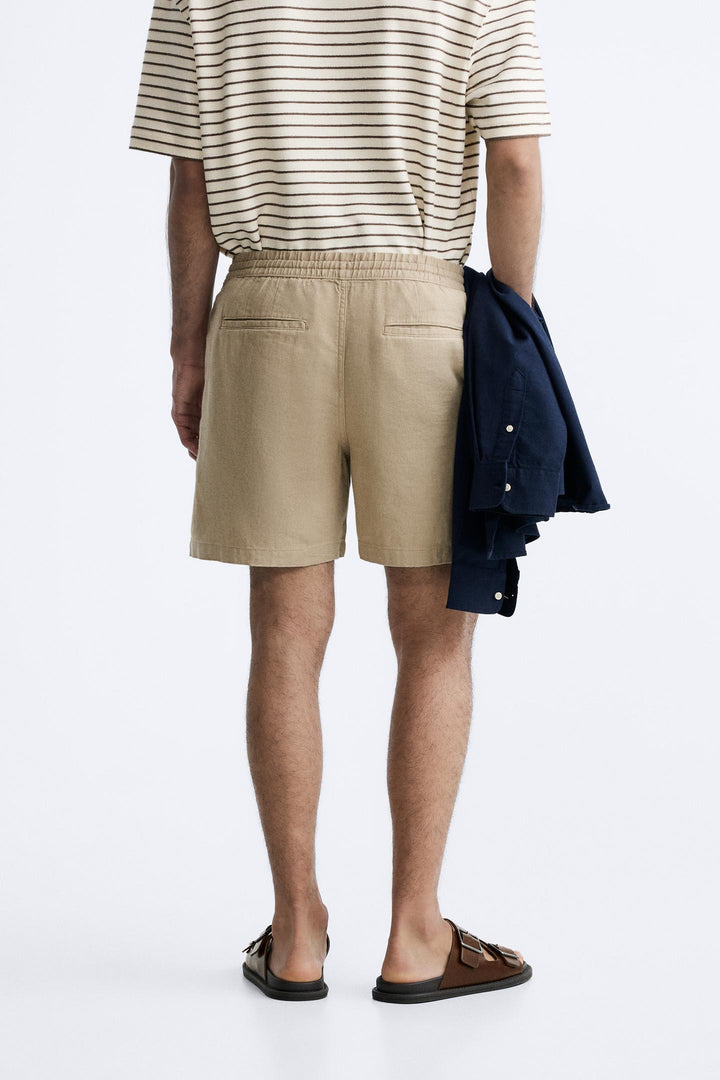 ZARA LINEN - COTTON SHORTS