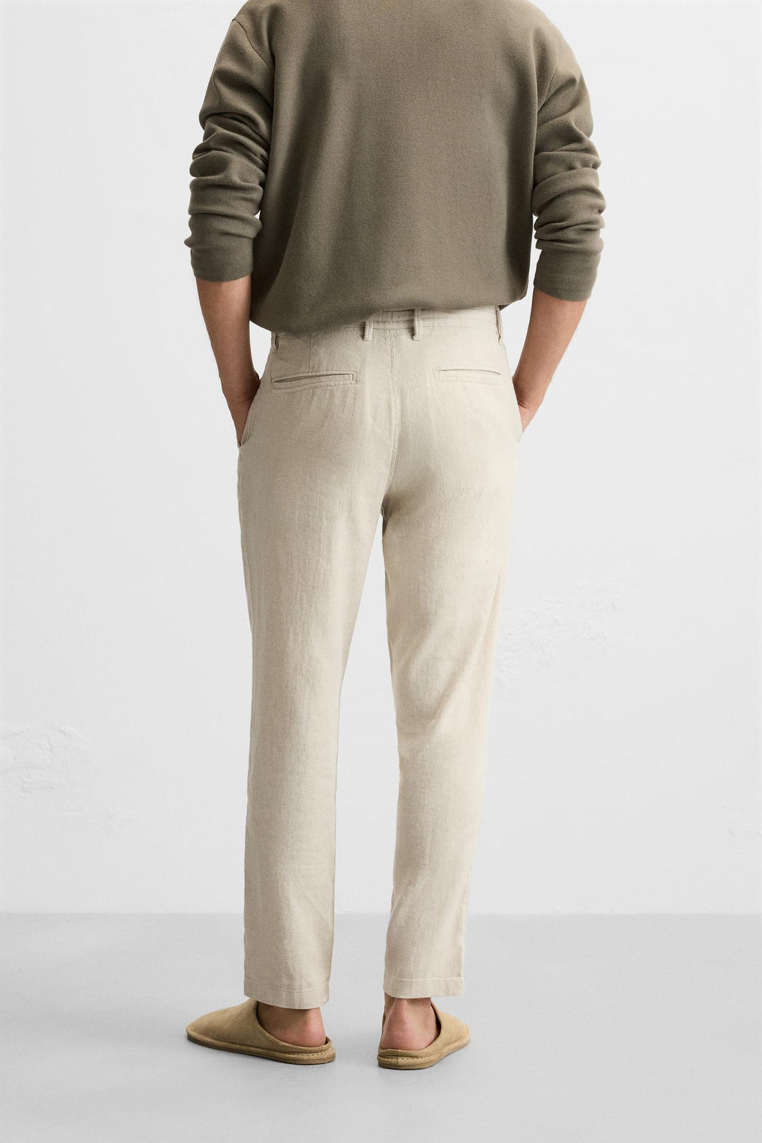 ZARA LINEN - COTTON PANTS