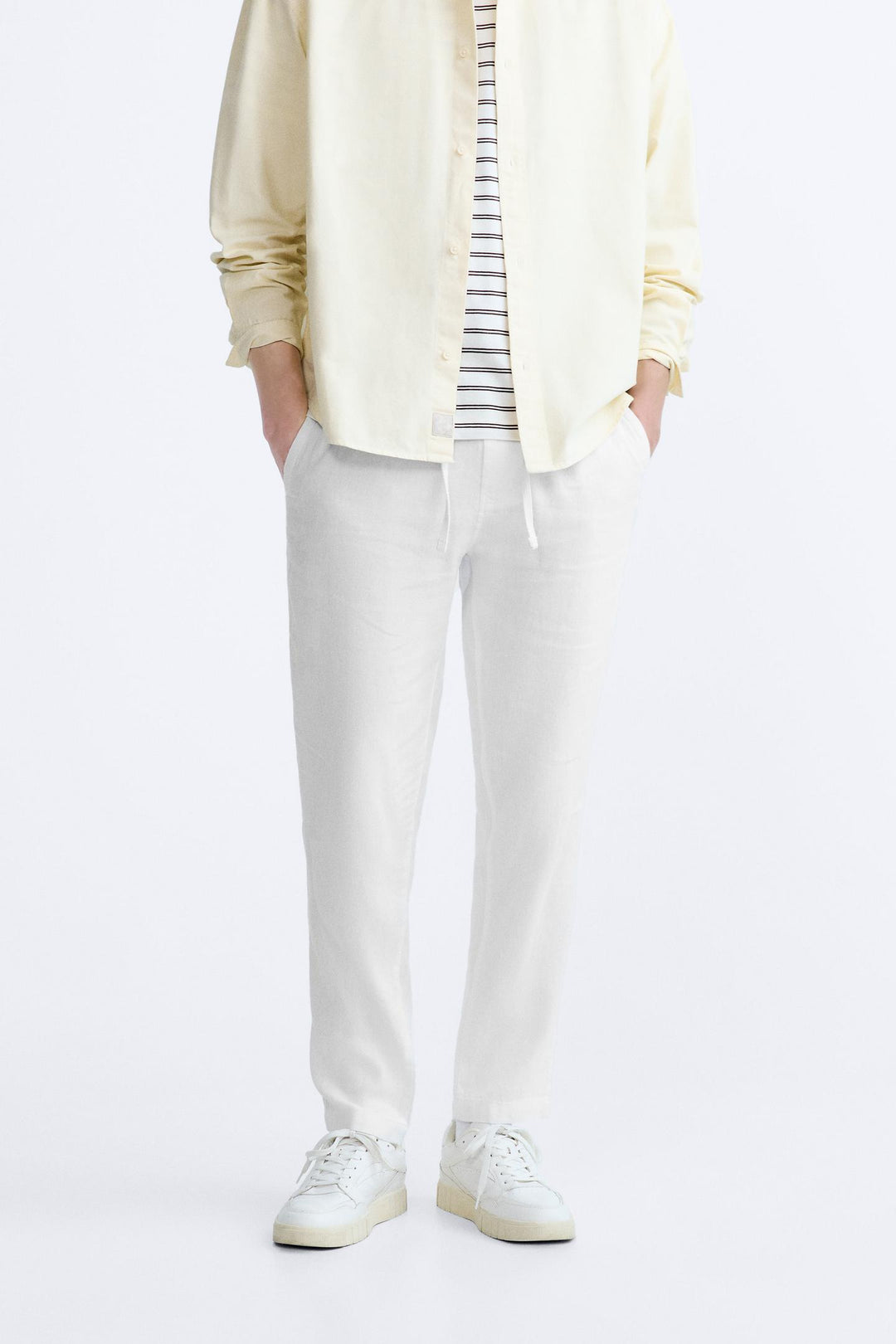 ZARA LINEN - COTTON PANTS