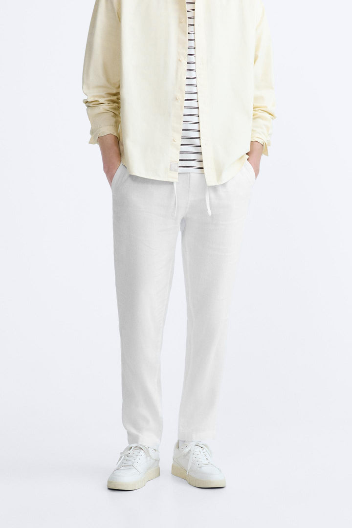 ZARA LINEN - COTTON PANTS