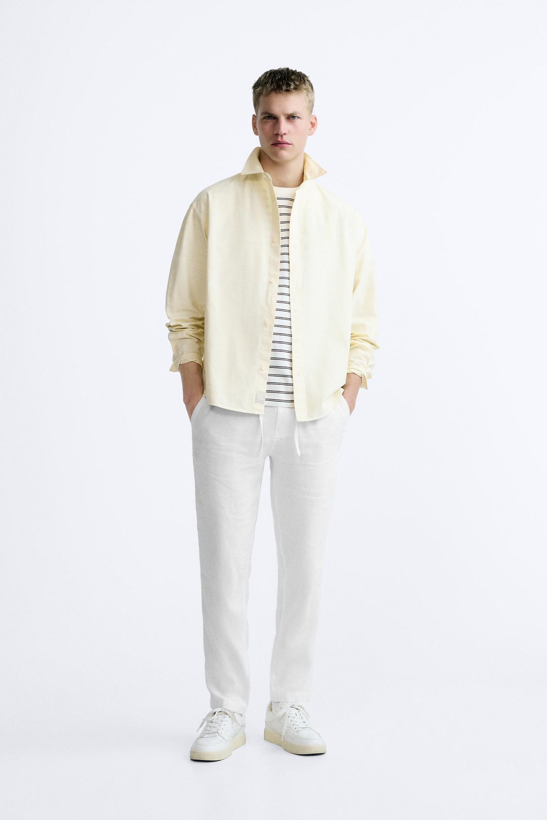 ZARA LINEN - COTTON PANTS