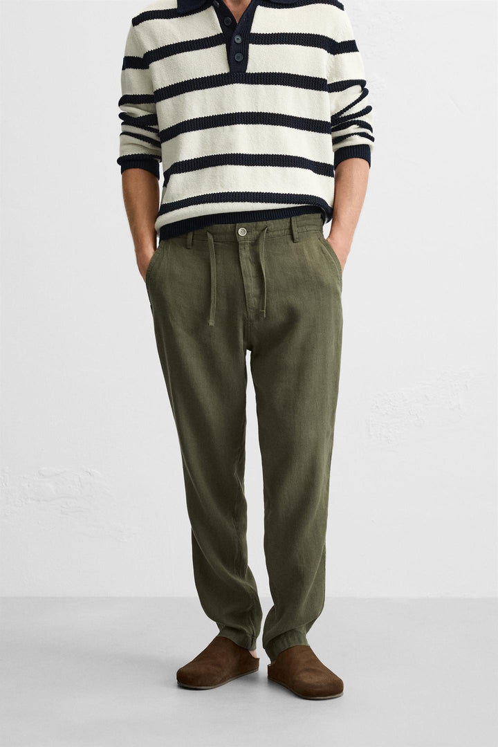 ZARA LINEN - COTTON PANTS