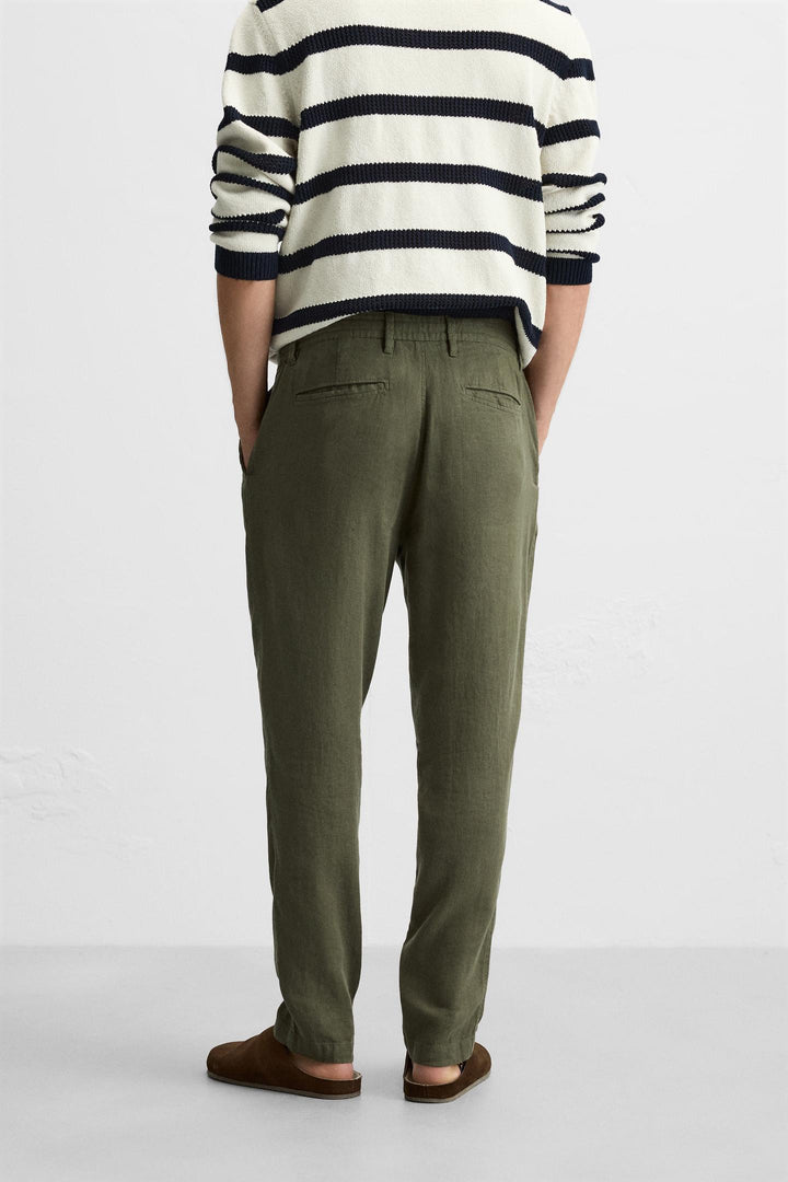 ZARA LINEN - COTTON PANTS