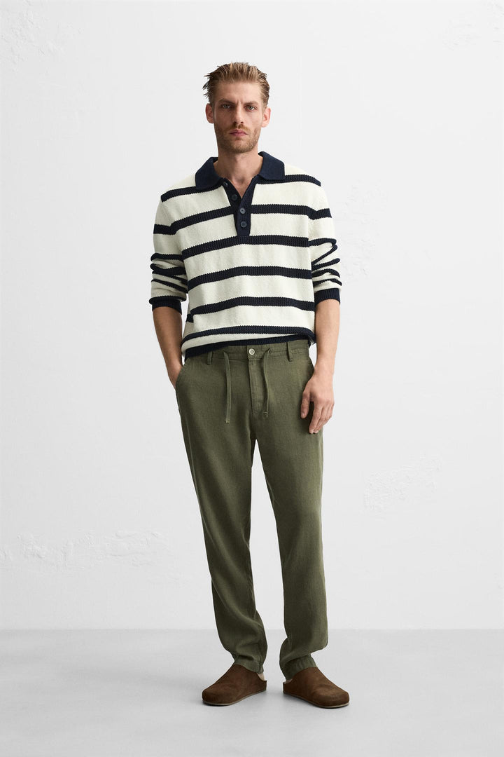 ZARA LINEN - COTTON PANTS