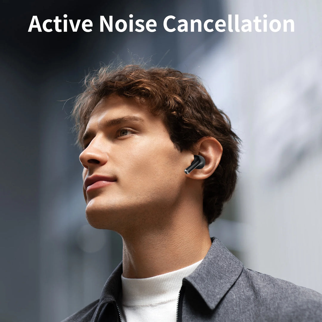 VEAT00L A9 ANC+ENC Earbuds with Smart Touch Screen,Bluetooth 5.4, HiFi Stereo Multiple EQ settings