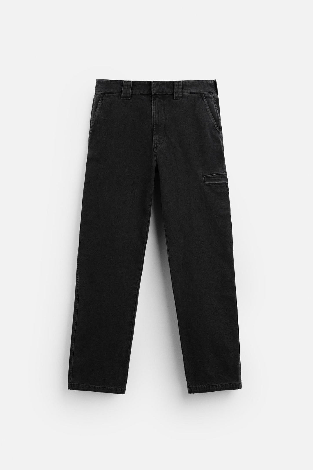 ZARA STRAIGHT LEG UTILITY JEANS