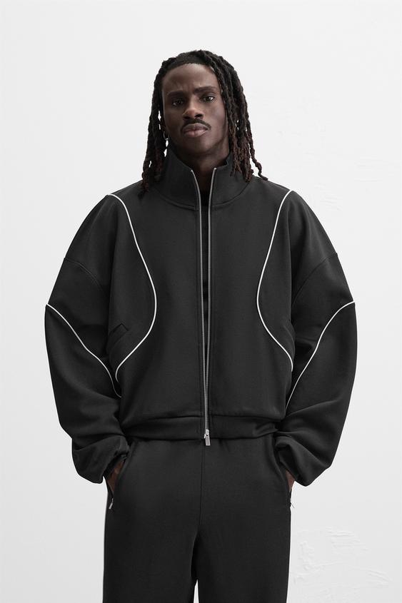 Zara CONTRAST TECHNICAL JACKET