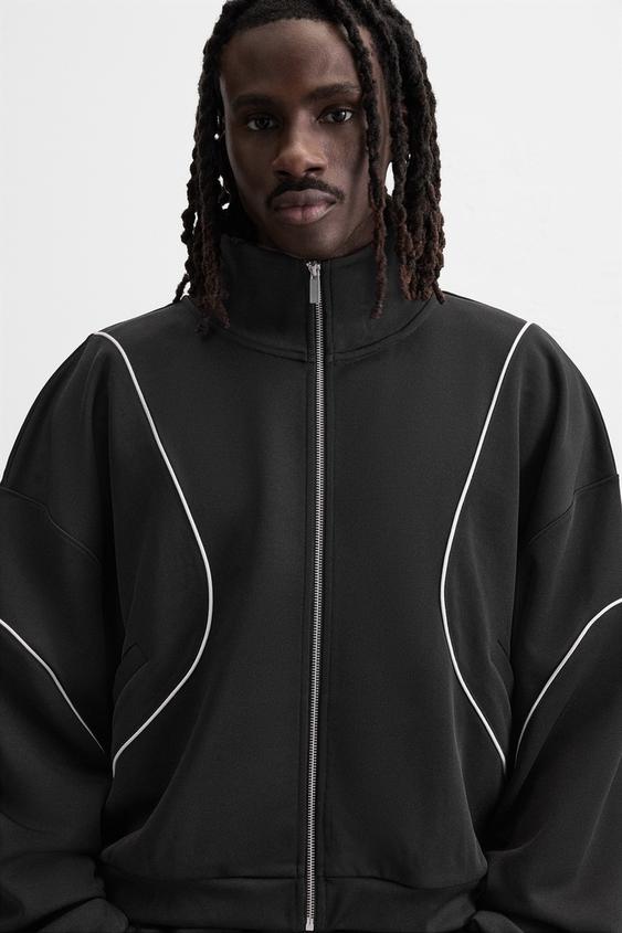 Zara CONTRAST TECHNICAL JACKET