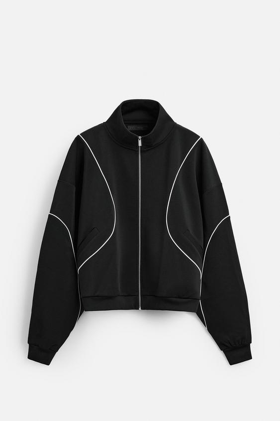 Zara CONTRAST TECHNICAL JACKET