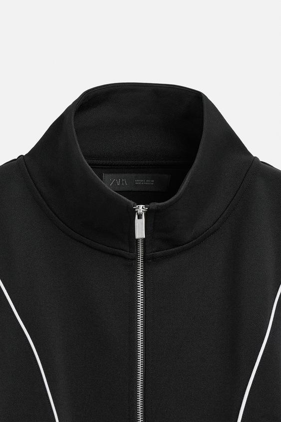 Zara CONTRAST TECHNICAL JACKET