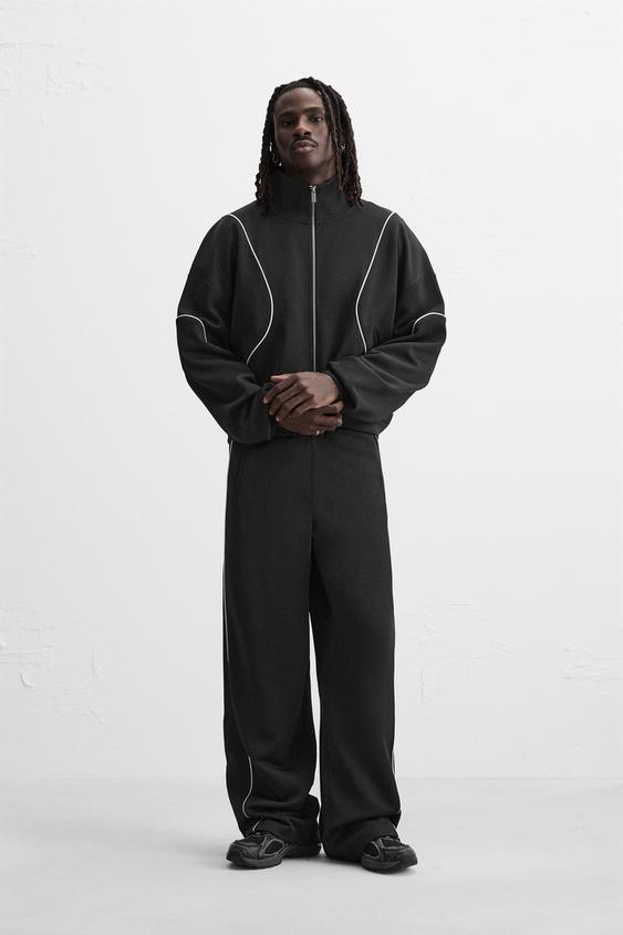 Zara CONTRAST TECHNICAL JACKET