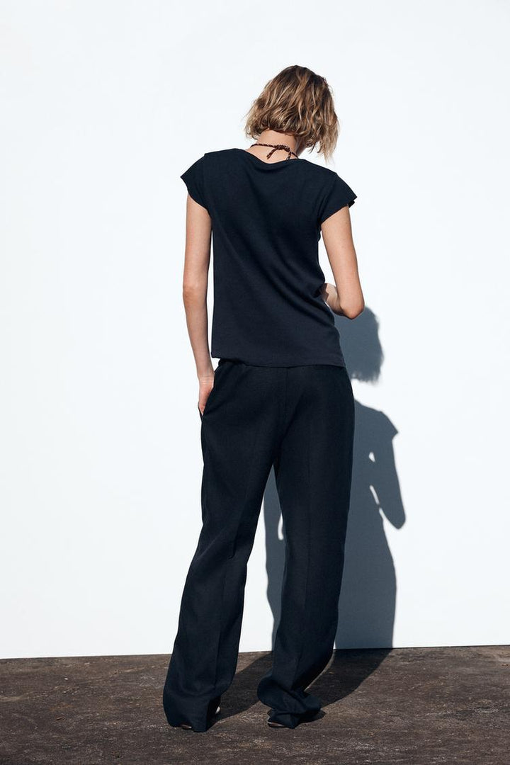ZARA SHORT SLEEVE COTTON T-SHIRT