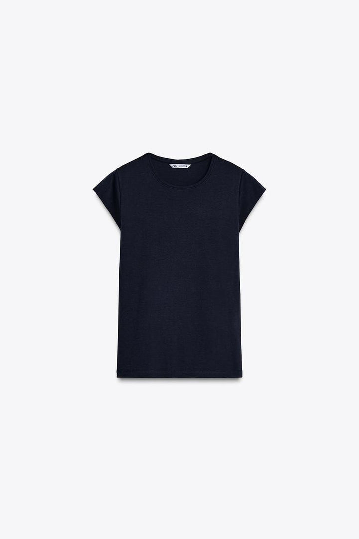 ZARA SHORT SLEEVE COTTON T-SHIRT