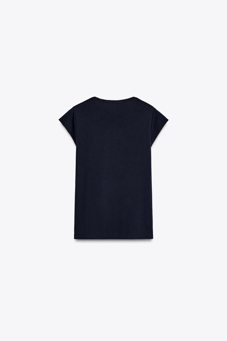 ZARA SHORT SLEEVE COTTON T-SHIRT