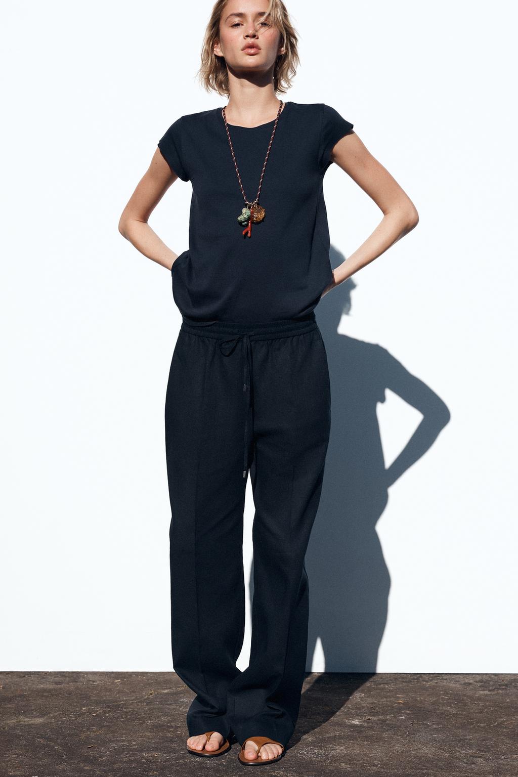 ZARA SHORT SLEEVE COTTON T-SHIRT