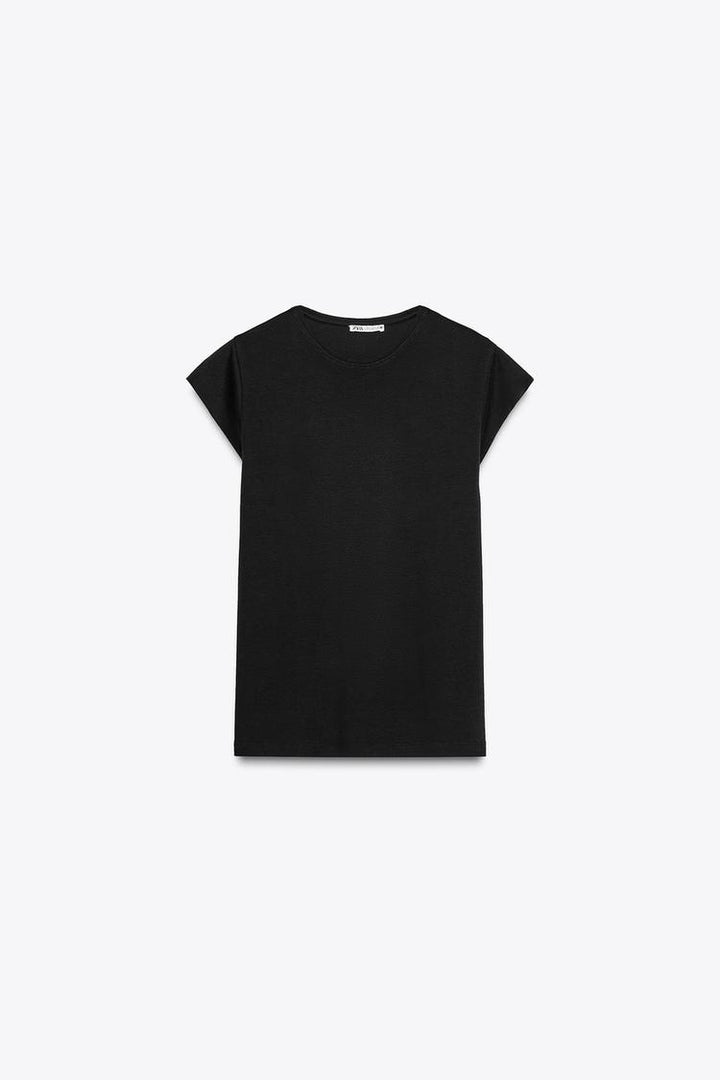 ZARA SHORT SLEEVE COTTON T-SHIRT