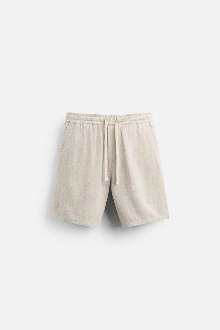 ZARA VISCOSE - LINEN SHORTS