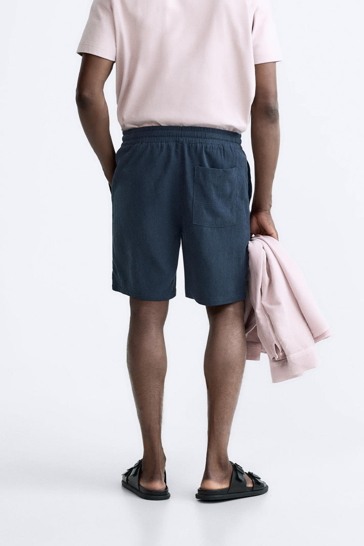 ZARA VISCOSE - LINEN SHORTS