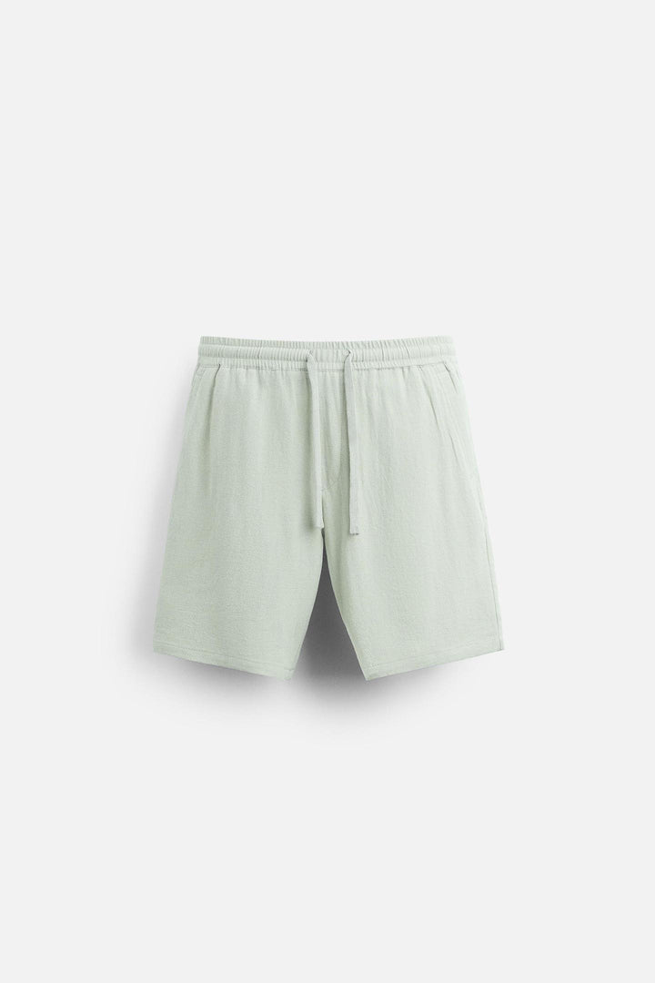 ZARA VISCOSE - LINEN SHORTS