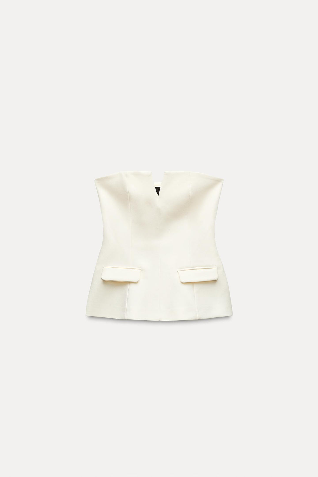 ZARA STRAPLESS TOP