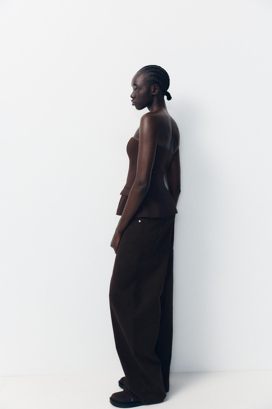 ZARA STRAPLESS TOP