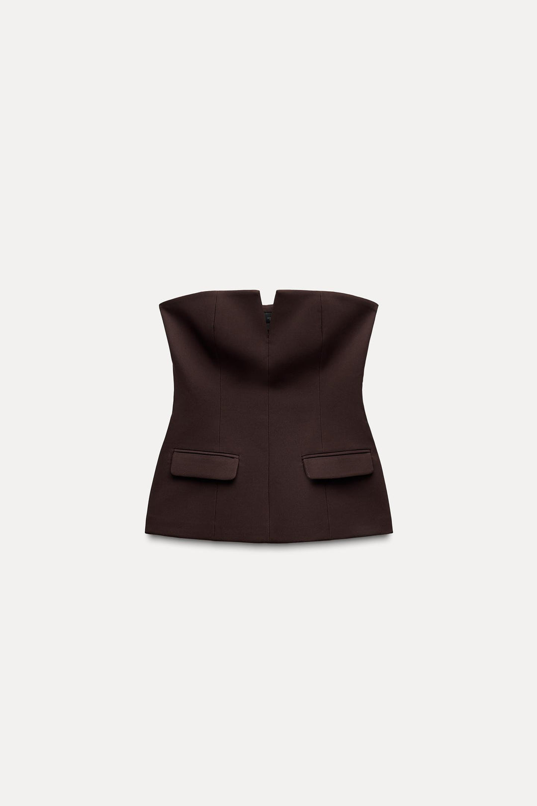 ZARA STRAPLESS TOP