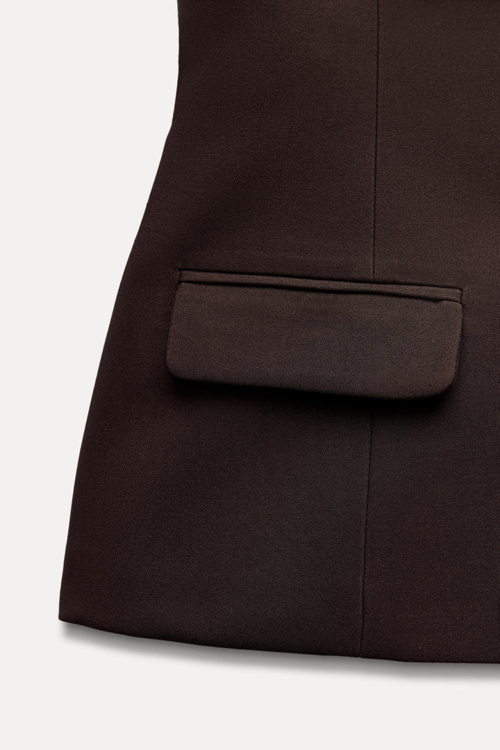 ZARA STRAPLESS TOP