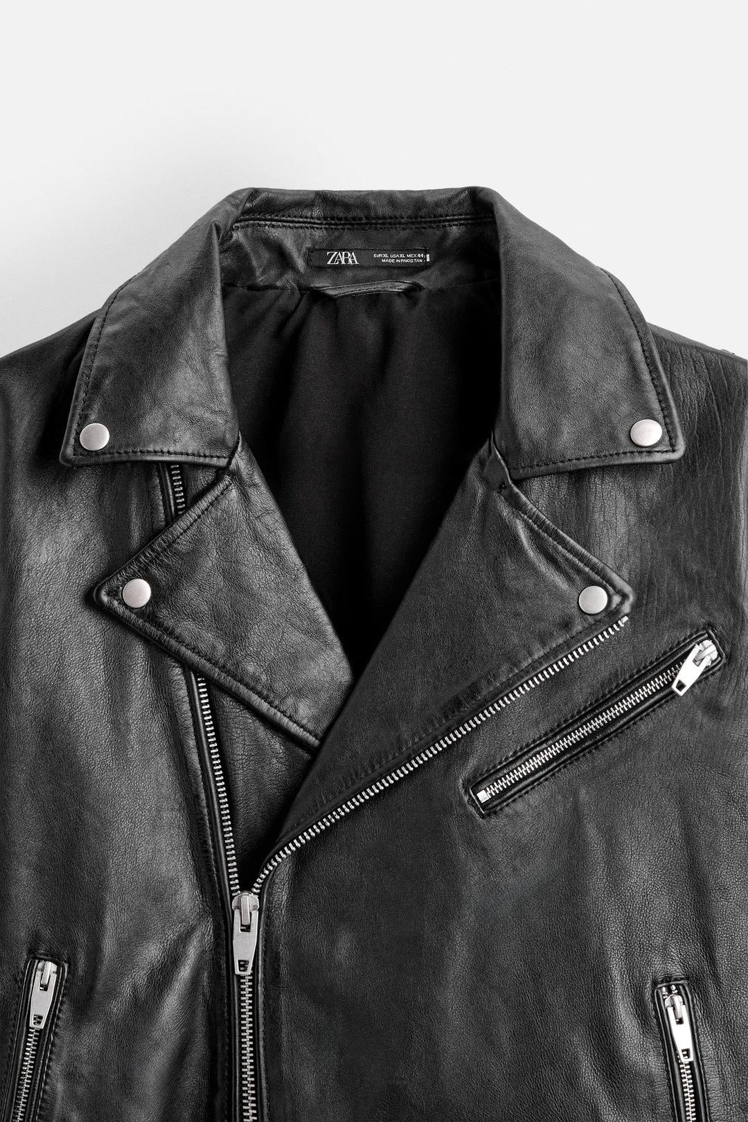 ZARA LEATHER BIKER JACKET